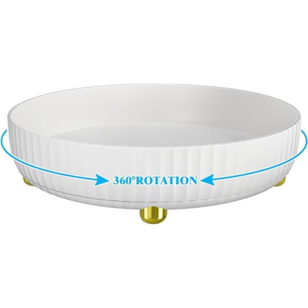 360° Rotating Storage Tray, Bathroom Organizers and Storage, Lazy Susan Organize
